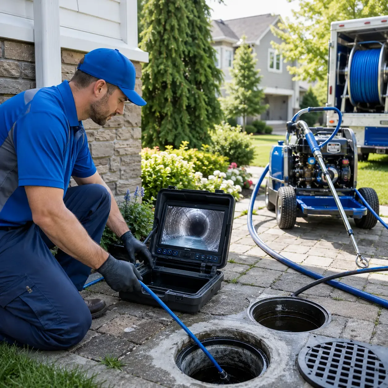 Outdoor drain cleaning professionals serving Kirvin, TX